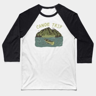 Adventure Journey - Canoe Trip Baseball T-Shirt